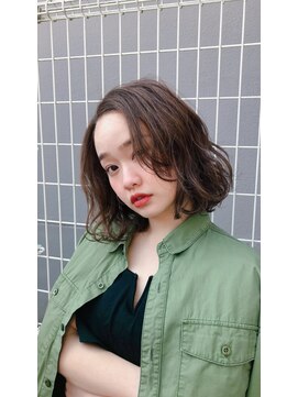 カール 鶴川店(K：R) 大人かっこいいグランジフェミニンボブ
