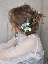 ヘアーアンドメイク ファット(Hair&Make PHAT) ルーズ団子ヘアアレンジ結婚式二次会20代30代