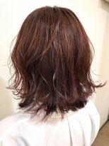 ネオリーブアオバ 高田馬場店(Neolive aoba)&nbsp;【高田馬場/aoba】外ハネ×ピンクブラウン