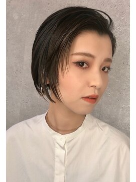 アストランティア 栄店(ASTRANTIA) *ASTRANTIA*福井彩乃 ブラックストレートミニボブ