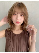 ケイト(kate) 【kate 】☆大宮  ミルクティーベージュ×ミディアムレイヤー