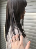 【roijir 表参道】ダークグレー×シースルーバング