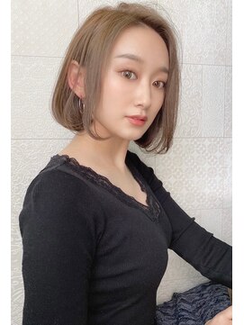 ロンド ロビン 栄(Lond robin) 【Lond robin】伊藤ガク　 縮毛矯正/ストレート/くすみブルー