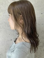 ヨーク(yoke.)&nbsp;ブリーチしないで明るめのオリーブカラー