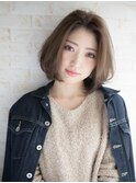 ふんわりまろやかボブ