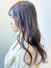 アルファ(Hair Salon alpha) 【大人可愛い×抜け感】小顔ヘア×シースルーバング