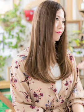 カバーヘア ブリス 北浦和(COVER HAIR bliss) ★カーキベージュオンブレ小顔レイヤーロング20代30代40代★8