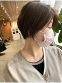 20代30代40代/ナチュラル/ツヤ感ハンサムショート/乾かすだけ
