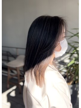 リバレッジ 広尾(Leverage) 白髪ぼかしハイライト【広尾/恵比寿】柴崎