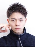 ソフトツイストアップバング