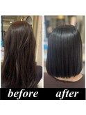 【美髪整形】異次元の最新髪質改善☆シルク酸性ストレート