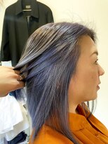 アイリス(Iris) ブリーチ無しくすみブルー