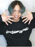 天神【BIRTH】ハイトーンカラー×アッシュオリーブ×ショート　5