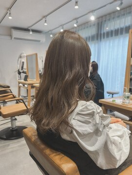 クラップス 上大岡(CLAPS) ロング/アッシュベージュ/透明感カラー/【ブリーチなし】