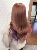 パープル×ピンク