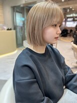 グロー 大宮(GLROW)&nbsp;韓国　タッセルボブ　顔周りカット　前髪　haruhi