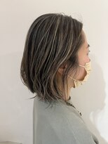 プラスシー(+C)&nbsp;大人の地毛ハイライト/白髪を活かすハイライト/脱白髪染め/40代