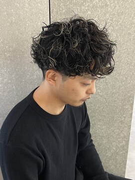 ニアウ 太田店(Niau) メンズナチュラルマッシュシャドウパーマ質感重視