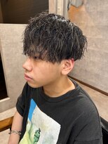 メンズ リコ(MEN'S RICO)&nbsp;ツイストスパイラルツイスパメンズハイライトメッシュ【大和】