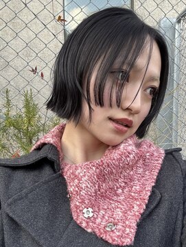 イシ(isi) レイヤーカット/ミニボブ/フェイスレイヤー/門真/ボブ/姫カット