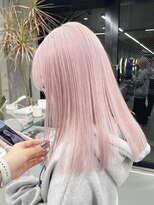 ソル バロール 表参道(SOL .valor)&nbsp;ハイトーンカラーペールピンクブロンドホワイトミルクティー韓国