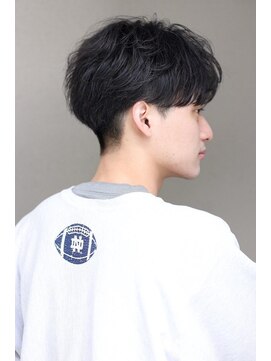 リップス 池袋(LIPPS) 韓国マッシュニュアンスパーマツーブロックセンターパート