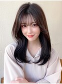 【福岡初出店☆AFLOAT 福岡】小顔前髪ありくびれレイヤーカット