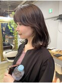 NUDE20代30代40代 顔周りレイヤー 外ハネボブ レイヤーボブ