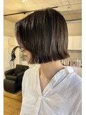 かきあげバング☆外ハネ☆切りっぱなしボブ☆大人ボブ