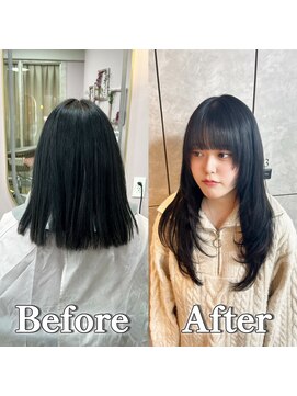 ガルボヘアー 心斎橋店(garbohair) 心斎橋プルエクステプルシールエクステレイヤーカット