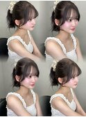 〔LICCA AMANE〕結んで盛れる顔まわりカット