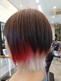 アグ ヘアー ネイビー 鶴岡東原店(Agu hair navy)&nbsp;推しのメンバーカラーをアクセントで。