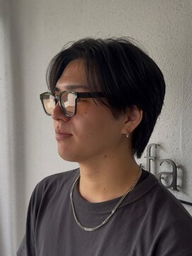 エクファ ヘア シェリル 草津 南草津店(ex-fa hair cherir) ミディアムヘア/暗めカラー/グランマッシュ/南草津