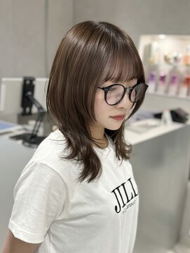 ユーフォリア 池袋東口駅前店(Euphoria) 韓国風ハッシュカット◎顔周りレイヤー×暗髪グレージュ