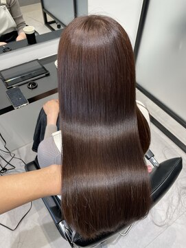 髪質改善カラー極艶カラーダメージレスカラー