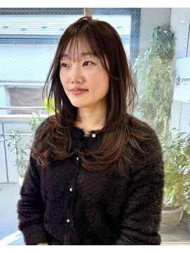グリーン 町田(green) 【セミロング】ざっくりセミロングレイヤー