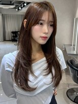 ユーフォリア 銀座本店(Euphoria)&nbsp;★ワンカールモテ髪前髪小顔カットサイドバング艶感