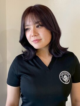 アモレット 天文館店(amoretto) くびれヘア 韓国ヘア 外ハネ レイヤー 顔周りカット 20代