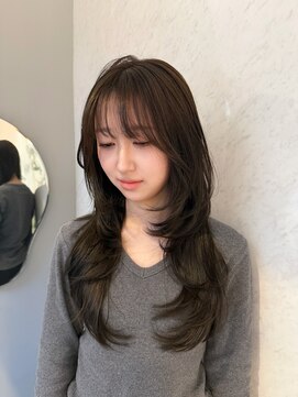 クム(kumu) 韓国へア/レイヤー/顔周り/ボブ/透明感カラー