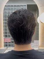 ロンドポレール 北千住(Lond polaire)&nbsp;men's/メンズ/リバースセンターパート/メンズパーマダウンパーマ