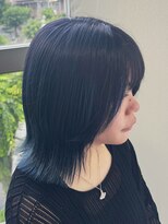 サラジュ 仁川店(SARAJU)&nbsp;【ダブルカラー特化】森山担当　ブリーチなし×ブルーグレー