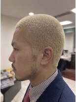 荘司調髪所 金髪オシャレ坊主!