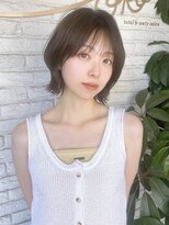 オーロ 西宮店(ORO) 外ハネボブ ナチュラルブラウン