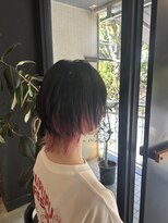 ツイッグ バイ ヤード(twig by YARD.) インナーカラー×ウルフスタイル