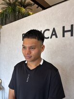 ブランカヘアー 西尾(BLANCA HAIR)&nbsp;クロップスタイル×フェード