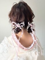 エル セルカ 高田馬場(el CERCA)&nbsp;ゆるふわ羊ヘア×ツインお団子スタイル