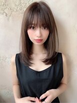 ロンドシトリン 四条烏丸(Lond citrine) ダークパープル/くびれミディ/顔周りレイヤー/くびれレイヤー
