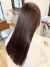 酸性ストレート+cut＋リペアトリートメント￥24500～