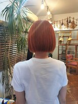 ヘアーサロン サボイア ウィズ ドッグ(SAVOIA with DOG)&nbsp;１ブリーチ＋オレンジカラー