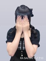 アールエーサロン モノクロ 虎ノ門(RA SALON モノクロ)&nbsp;【推し活ヘアメ】立体リボンくるみちゃんヘア